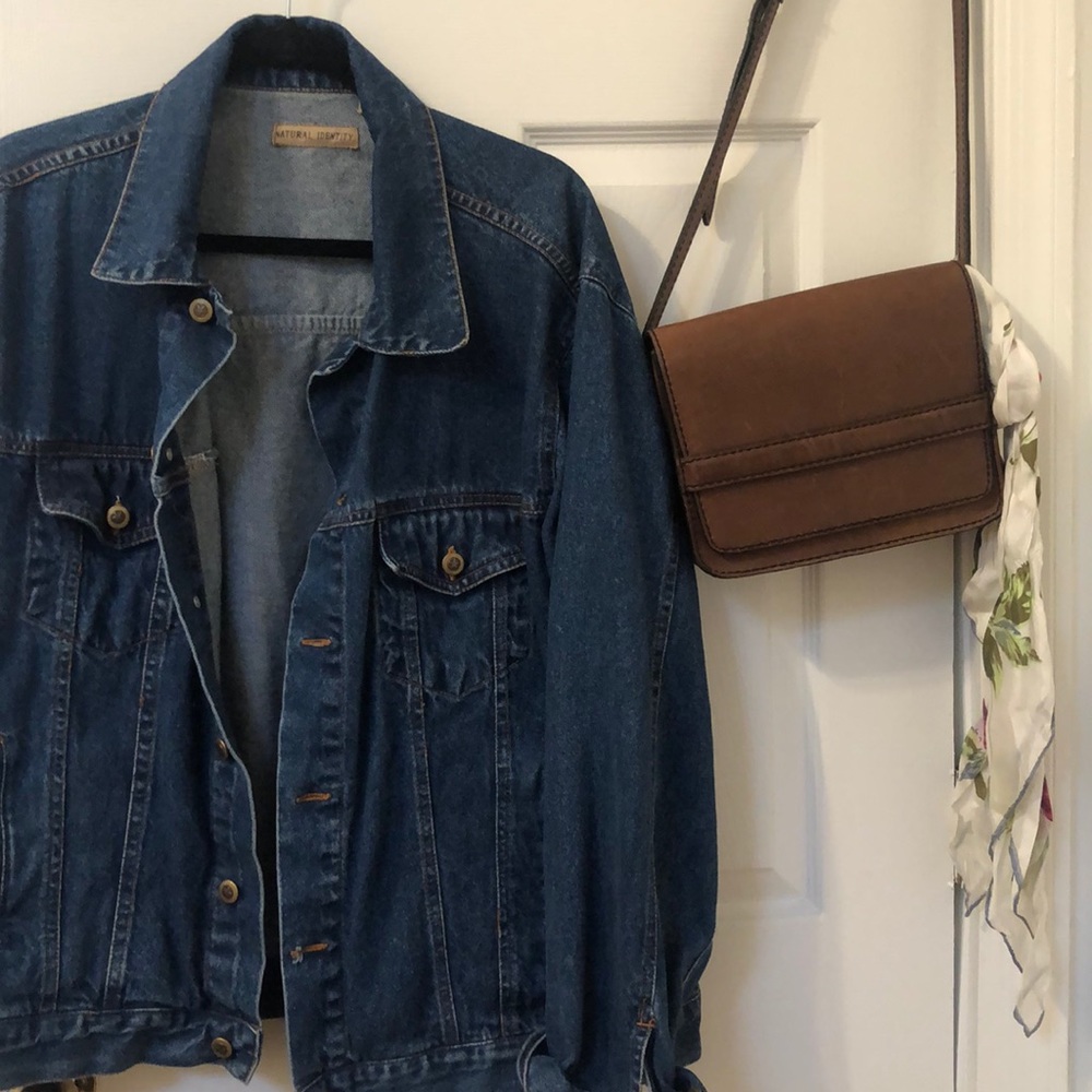 Oversized jean jacket